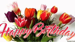 Happy Birthday Flowers Animated Designer Happy Birthday Gifs to Send to Friends