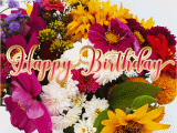 Happy Birthday Flowers Picture Beautiful Flowers Happy Birthday Gif Wishes to Share