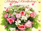 Happy Birthday Flowers Picture Birthday Flowers with Hearts Free Flowers Ecards