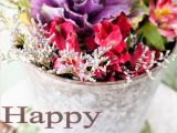 Happy Birthday Flowers Picture Happy Birthday Cake and Flowers Images Greetings Wishes