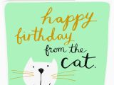 Happy Birthday From the Cat Card Happy Birthday From the Cat Card Caroline Gardner
