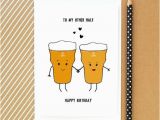 Happy Birthday Funny Cards for Him Beer Card Birthday Card Funny Card Beer Card for Him