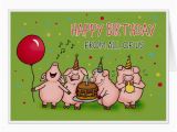 Happy Birthday Funny Video Card Happy Birthday From All Of Us Funny Birthday Card