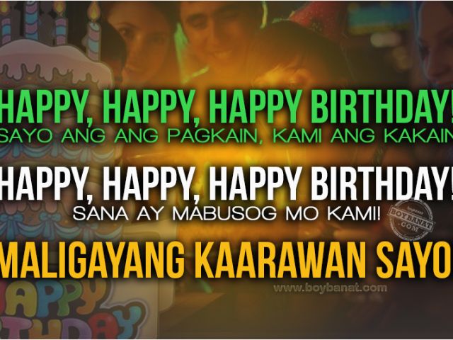Happy Birthday Greetings Quotes Tagalog Tagalog Birthday Quotes