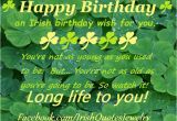 Happy Birthday Irish Quotes An Irish Birthday Wish Happy Birthday event