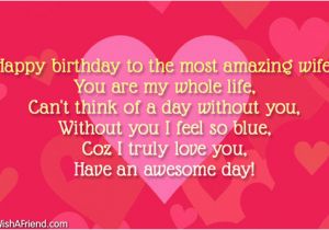 Happy Birthday Love Quotes for Wife Birthday Wishes for Wife