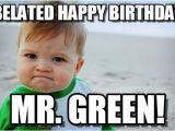 Happy Birthday Meme for Kids Belated Happy Birthday Success Kid original Meme On Memegen