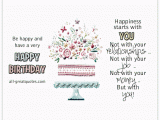 Happy Birthday Money Quotes Happiness Starts with You Quote Animated Birthday Card