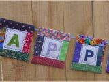 Happy Birthday Quilt Banner A Happy Birthday Quilt Banner Small Quilting Projects
