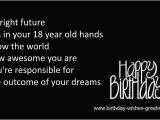 Happy Birthday Quotes 18 Year Old 18th Birthday Greetings Best Friend 18 Year Old Bday Wishes