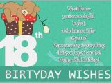Happy Birthday Quotes 18 Year Old 18th Birthday Wishes for son From Mom Luxury Many More