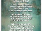Happy Birthday Quotes for A Special Male Friend Best Buddy Birthday Poem Nicewishes