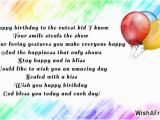 Happy Birthday Quotes for Child Kids Birthday Quotes