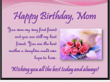 Happy Birthday Quotes for Daughter From A Mother Happy Birthday Mom Quotes From son and Daughter Image
