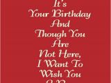 Happy Birthday Quotes for Deceased Friend Items Similar to Happy Birthday Card to A Deceased Mom