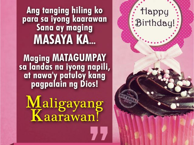 Happy Birthday Quotes for Wife Tagalog Happy Birthday Quotes and Heartfelt Birthday Messages ...