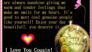 Happy Birthday Quotes to A Cousin Birthday Quotes for Cousin Female Quotesgram