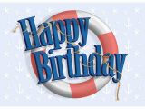 Happy Birthday Sailor Quotes Nautical Birthday Card On Behance