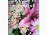 Happy Birthday Step Daughter Greeting Card Happy Birthday Step Daughter Quotes Quotesgram