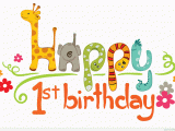 Happy Birthday to My 1 Year Old son Quotes top 250 1st Birthday Wishes Messages Happy Birthday