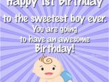 Happy Birthday to My Little Boy Quotes Happy 1st Birthday Wishes for Baby Girls and Boys