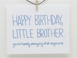 Happy Birthday to My Little Brother Funny Quotes Cute Little Brother Quotes Quotesgram