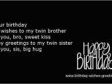 Happy Birthday to My Twins Quotes Happy Birthday Twins Quotes Quotesgram