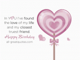 Happy Birthday to the Love Of My Life Quotes In You I Ve Found the Love Of My Life Happy Birthday