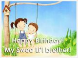 Happy Birthday Younger Brother Quotes Younger Brother Birthday Quotes Funny Quotesgram