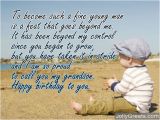 Happy First Birthday Quotes for Grandson Birthday Poems for Grandson