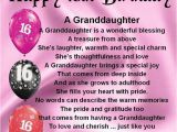 Happy Sweet 16 Birthday Quotes Sister Personalised Coaster Granddaughter Poem 16th Birthday