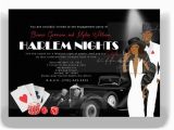 Harlem Nights Birthday Invitations Harlem Nights theme Party Yahoo Search Results Party