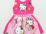 Hello Kitty Birthday Dresses for toddlers 2017 Summer Hello Kitty Dresses for Girls Princess