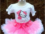 Hello Kitty Birthday Dresses Girls Hello Kitty Oh so Sweet Quick Ship Pettiskirt