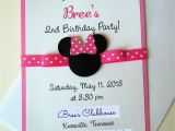 Home Made Birthday Invitations Homemade Minnie Mouse Invitations Template Resume Builder