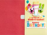 Hoops and Yoyo Birthday Cards with sound Hoops Yoyo Cake Birthday sound Card with Motion