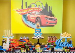 Hot Wheels Birthday Decorations Hot Wheels Birthday Party Little Wish Parties