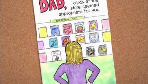 How to Make A Birthday Card for Dad Dad Birthday Card Funny Card for Dad Hand Drawn Card for