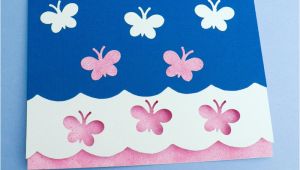 How to Make A Birthday Card Out Of Paper Card Making Idea Scalloped Edge Card Tutorial Greeting