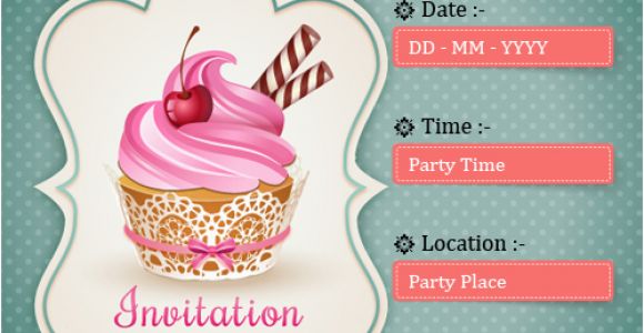 How to Make A Birthday Invitation Online for Free Child Birthday Party Invitations Cards Wishes Greeting Card