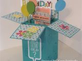 How to Make A Card Box for A Birthday Party Birthday Stamping with Karen Page 2