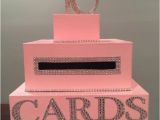 How to Make A Card Box for A Birthday Party Light Pink Sweet 16 Card Box