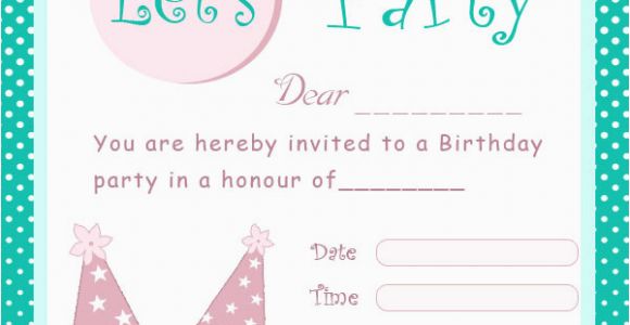 How to Make Cute Invitations for Birthdays Cute Party Invitations Cimvitation