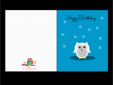 How to Print Birthday Cards Free Printable Cute Owl Birthday Cards