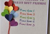 How to Write A Birthday Card for A Friend Friendship Card with Name