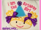 I Am the Birthday Girl Images I Am the Birthday Girl Applique Design Applique Junkie