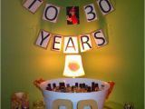 Ideas for 30th Birthday Present for Husband Homemade Quot Cheers to 30 Years Quot Banner for the Drink Table