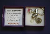 Ideas for 60th Birthday Gifts for Male Lucky Sixpence Keepsake Charm Keyring 60th Birthday Gift