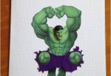 Incredible Hulk Birthday Card Incredible Hulk Birthday Card by Daisycreationsbyjess On Etsy