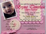 Invitation Wording for 1st Birthday and Baptism First Birthday and Baptism Invitations First Birthday